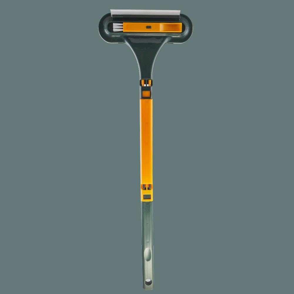 Window Screen Cleaning Brush, Double Sided Window Cleaning Brush and Scraper, Mesh Screen Cleaner,Multi-Purpose CleaningBrush for Patio, Door, Porch Screens