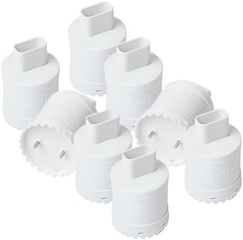 Flood Buzz Pro Water Leak Detectors for Homes & Businesses - 4-Pack | No Setup Required - 110db alarm - Under Sink, Toilet, Basement, Attic, RV, Water Heater, Dishwasher - Reusable Alarm