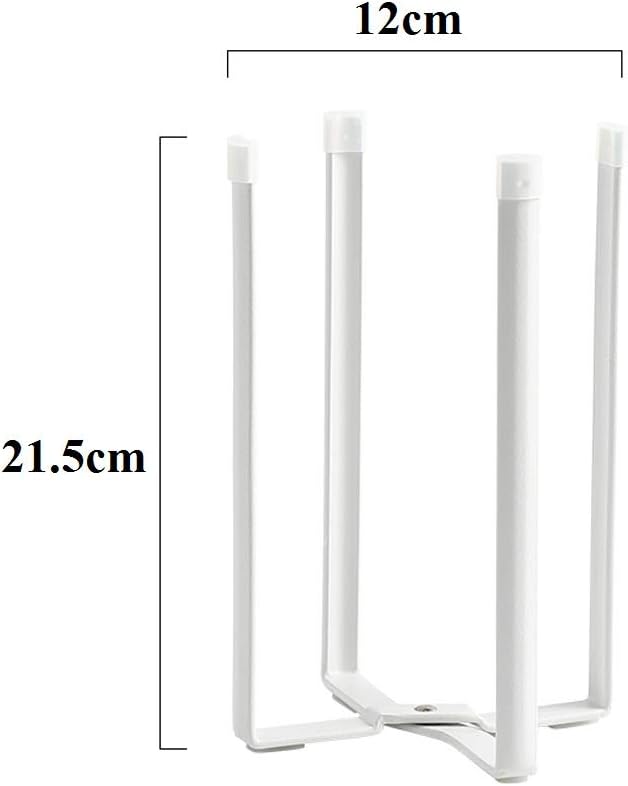 Multifunctional Kitchen Stand Holder for Plastic Bags, Bottles and Cups, Drying Racks Shelf Trash Bag Garbage Bag Holder for Home Kitchen Tower (White)