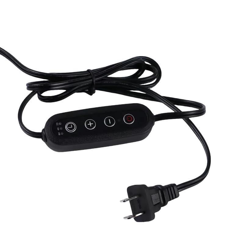 Candle Warmer Lamp Cord Replacement Power Cord with Timmer Dimmer Switch Plug Cable for Candle Warmer Lamp with Timer Dimmable Wax Melt Warmer Jar Candles Light Bulbs