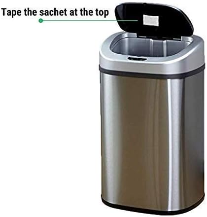 Green Piece® 12 Pack - Overstuffed - All-Natural Baby Diaper Pail Deodorizer | Activated Charcoal Air Purifier Compatible with Diaper Pails, Shoe Closets, Trash Cans, Pets - Made in The USA