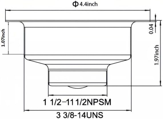 3.5" Kitchen Sink Deep Cup Drain Strainer with Rustproof Gasket | 304 stainless steel| Deep cup holds more debris| Leak-proof rubber gasket | Fit 3.5" standard kitchen sinks with mounting nut