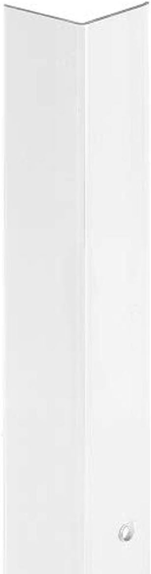 Prime-Line U 9129-4 Vinyl Perforated Corner Shield, 3/4 Inch x 48 Inch, Clear (4 Pack)