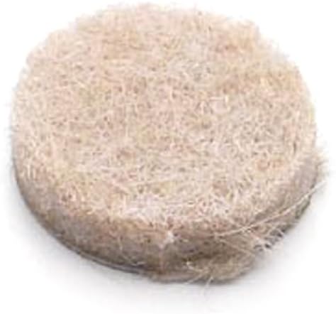 Merriway® BH01174 Heavy-Duty Self-Adhesive Round Felt Pads – Beige, 1/2" x 4mm, 30-Pack