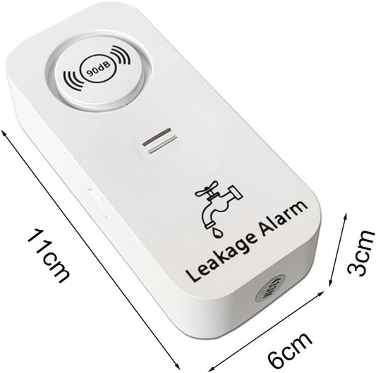 Home Security Water Leak Detector Alarm with 90dB Alert and IP66 Waterproof for Cellars, Bathrooms and Under Sinks (1)