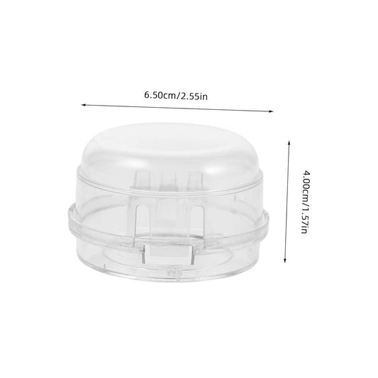 2Pcs Stove Knob Covers, Universal Fit for Gas/Electric Ovens | Safety Locks with Adjustable Adhesive, Kitchen Pet Proofing Essentials Childproof (White, Easy Removal Design)
