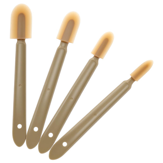 QWORK 8 Pcs Caulking Tool Kit, Flexible Silicone Caulk Smoother & Finishing Spatula Set, Assorted Sizes for Corners, Seams & Joints, Non-Scratch Caulk Finisher