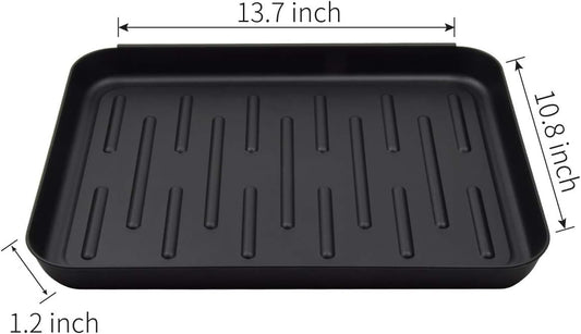 Black Boot Tray Mat, Multi-Purpose Shoe Tray Mat for Plants Pet Food Dog Water Bowls Cat Litter Box, Boot and Shoes Drying Mat for Indoor and Outdoor
