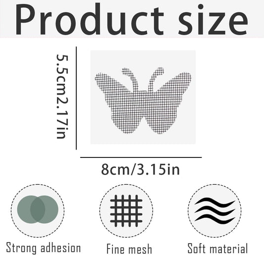 10Pcs Door Window Screen Repair Patch Set, Sliding Pet Mesh Screen Door Repair Patches, Strong Adhesive Screen Repair Stickers for Repair Holes Tearing(Cat)