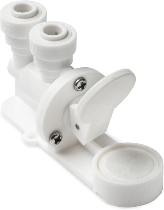 iSpring ALS1 Leak Detector and Shut-Off Valve for Reverse Osmosis and Under Sink Water Filtration Systems - 1/4” Quick Connect