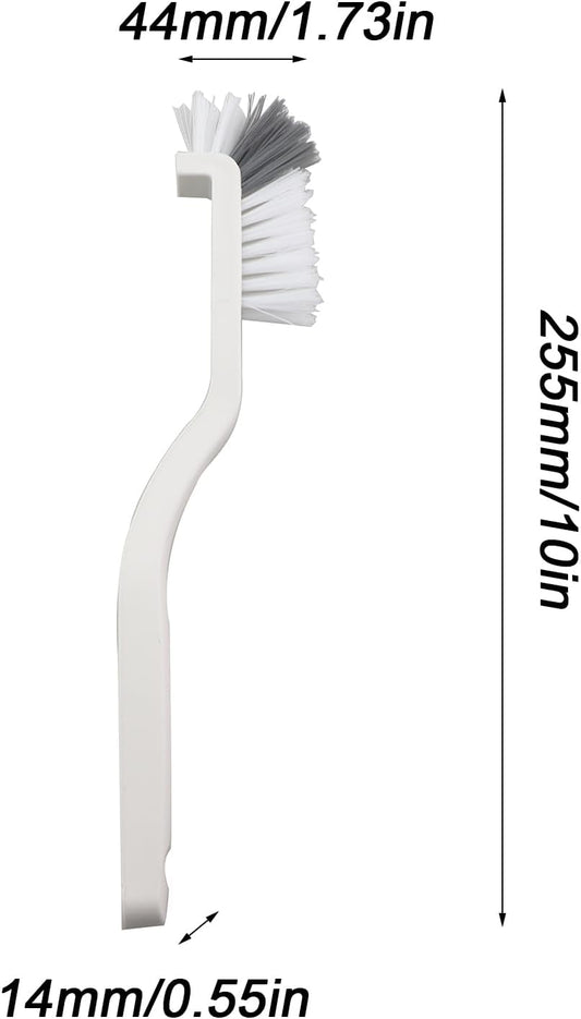 5PCS Cleaning Dish Scrubbing Brush Kitchen Sink Bathroom Brush Dishwasher Edge Grouting Deep Cleaning Brush with Stiff Bristles for Cleaning Window Recesses Shutters Sliding Doors
