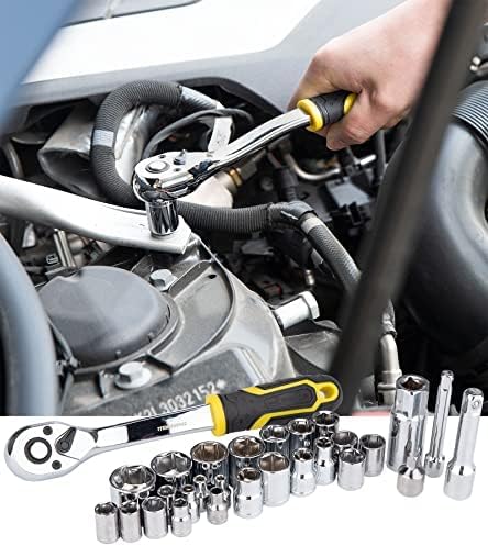 DOWELL 10 Piece Small Tool Kit,Mini Portable Tool Set,Home Repair Hand Tool Kit with Plastic Tool box Storage Case
