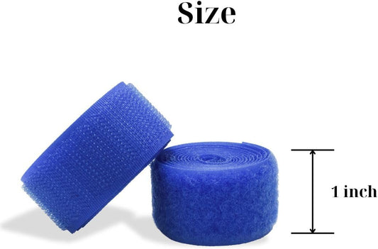 1 inch Black Hook and Loop Tape 1 Yd Self Adhesive Tape Sticky Back Heavy Duty Fastener Ideal for Window Fixing Net Carpets DIY Project Handmade Craft Home Office