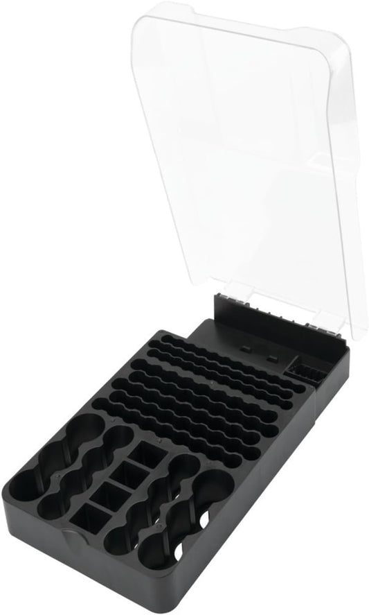 Performance Tool W3001 104 Slot Battery Organizer with Removable Tester - Keep Your Batteries Neatly Stored and Corrosion-Free