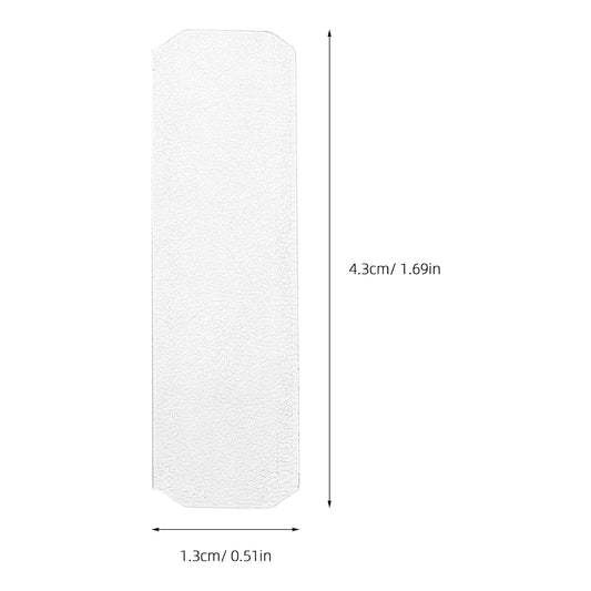 Zerodeko 1set/60pcs Transparent Double Sided Adhesive Tape, Nano Washable Mounting Strips for Home Organization, Festival Decoration 1.7x0.5 Inch