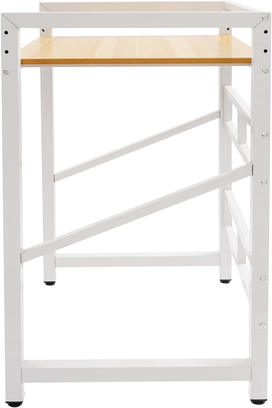 Over Washer and Dryer Shelves,Heavy Duty Laundry Room Storage Organization Clothes Drying Rack with 3-level Adjustable Height,661.39LBS Load-Bearing (Black)