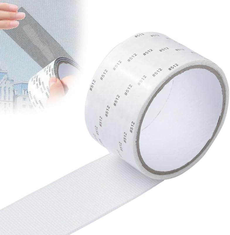 Upgraded Strong Adhesive Screen Repair Tape, 2024 New 2" x 80" Screen Repair Kit Window Fiberglass Mesh Screen Repair Tape, Self-Adhesive Screen Window Repair Patch for Doors, Windows