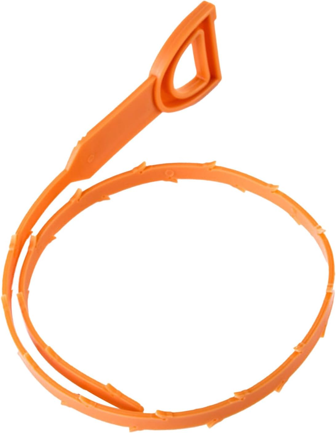 Drain Hair Clog Remover Tool, Flexible Plastic Sink Snake for Bathroom Shower Kitchen and Bathtub, Safe Reusable Unclogger Cleaning Tool