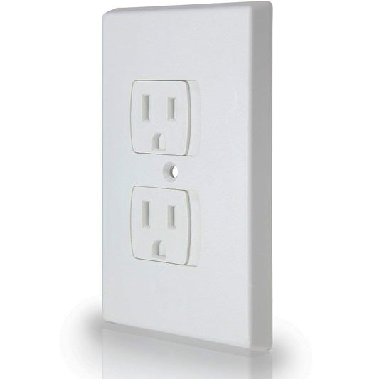 Self-Closing Baby Proof Outlet Covers Baby Proofing - An Alternative To Plug Covers for Electrical Outlets and Outlet Protectors (3 pack)