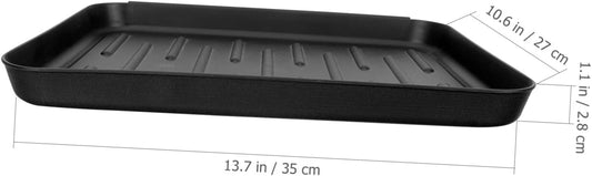 LALAFINA Waterproof Shoe Storage Tray Multi-Functional Plastic Boot Mat for Pets and Plants Easy to Clean Sundries Organizer for Home and Car