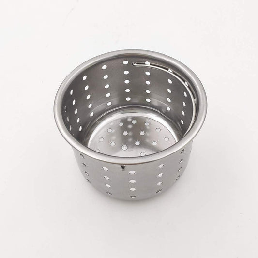 GZILA Kitchen Sink Drain Basket Only, 3-inch Basket for Kitchen Sink Strainer Replacement, Deep Cup Strainers with Handle, SUS 304 Stainless Steel