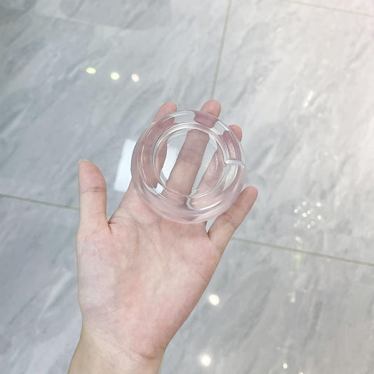 washing machine anti vibration pads - Prevents the washing machine from moving during use and reduces noise - PU transparent material (4-piece set) + leveling tool