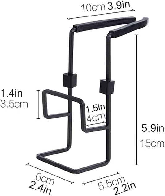 Sink Caddy Sink Sponge Holder - Faucet Rack Shower Tray - Kitchen and Bathroom Metal Organizer Hanging Fix Around Faucet