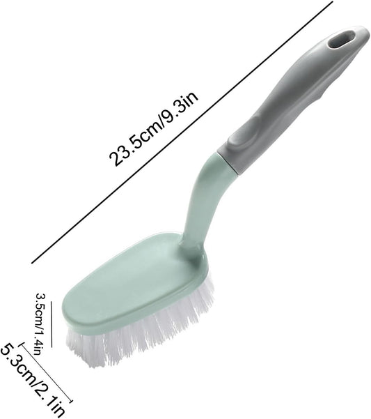 Scrub Brush, Cleaning Brush Bristles with Ergonomic Handle Cleaning Shover Scrubber Handheld Cleaning Brushes for Bathroom Shower Kitchen Floor Bathtub
