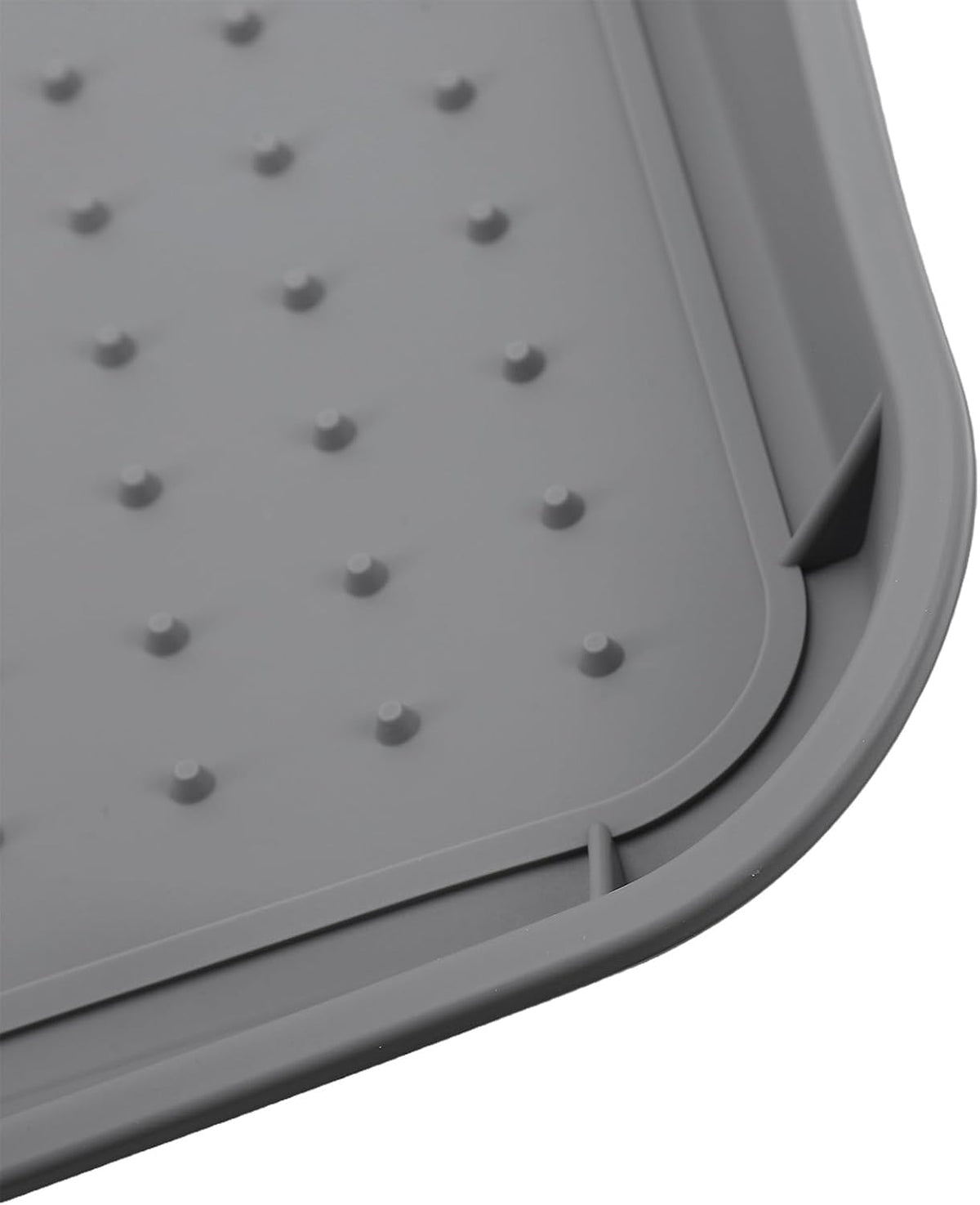 Jiawu Silicone Shoe Tray, Heavy Duty Non Slip Boot Tray with Raised Lip, Shoe Storage for Entryway Indoor Outdoor Use (Black)