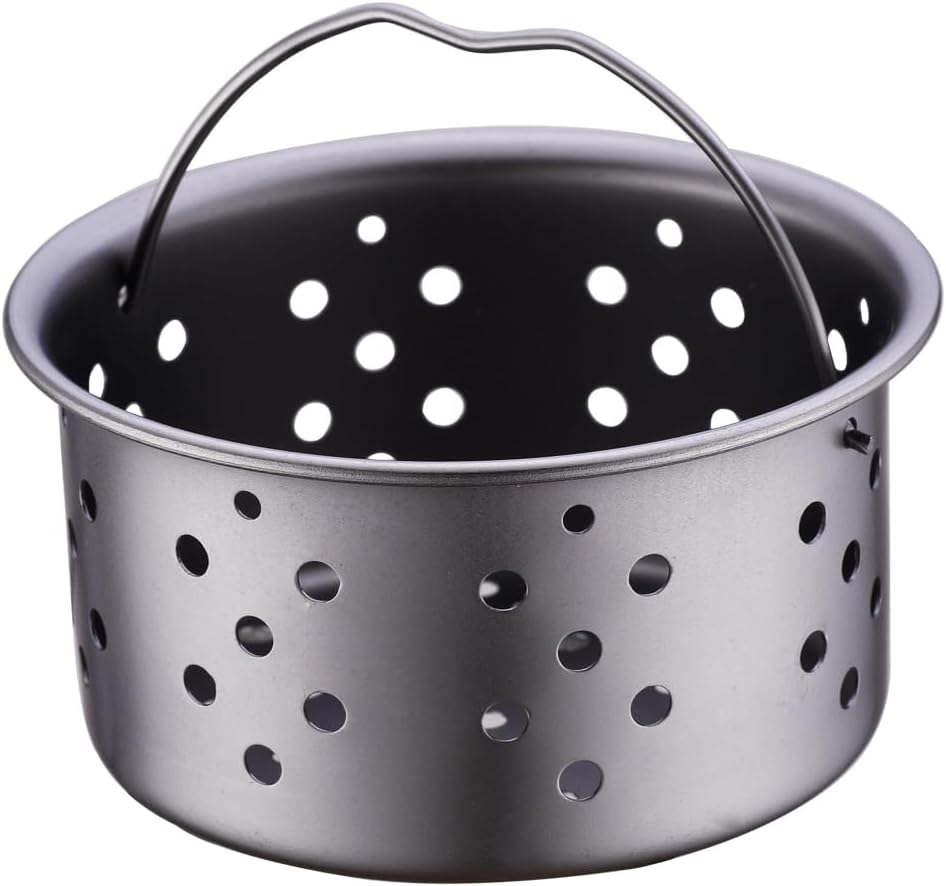 Kitchen Sink Drain Basket Strainer with Handle, Anti-Clog Sink Accessories | 304 SUS ,Gray,1PC,Easy Install & Clean