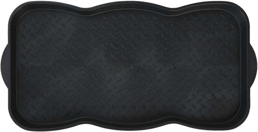 Kohler 15x30 Black Recycled Plastic Contoured Boot Tray - 1 Each