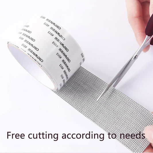 Grey Window Screen Repair Tape,2inX80in Screen Repair Kit for Window Screen and Screen Door Tears Holes,Strong Adhesive Window Screen Patch
