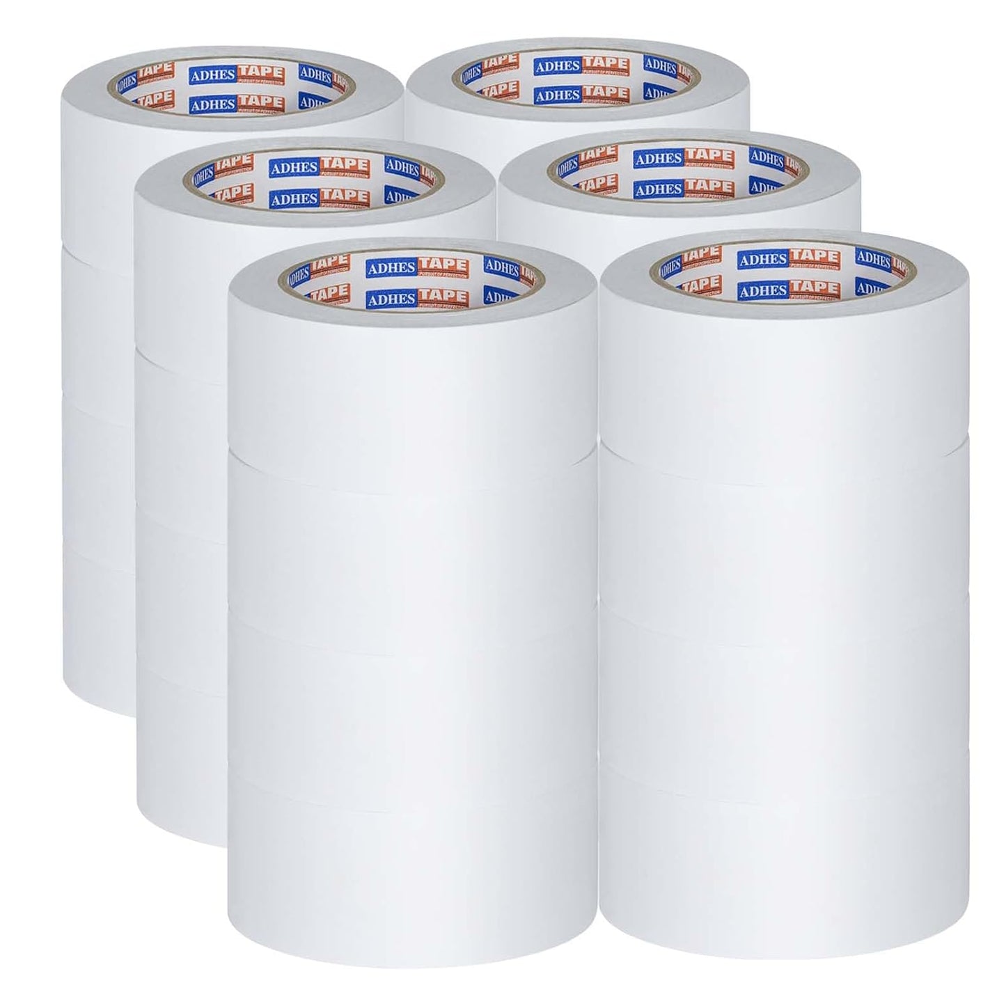 ADHES Corrosion Protection Pipe Tape, PVC Weatherproof Pipe Wrap Tape for Drain Pipe, Metal & Electrical Piping, Underground Pipe, 2 Inch X 36 Yds, White
