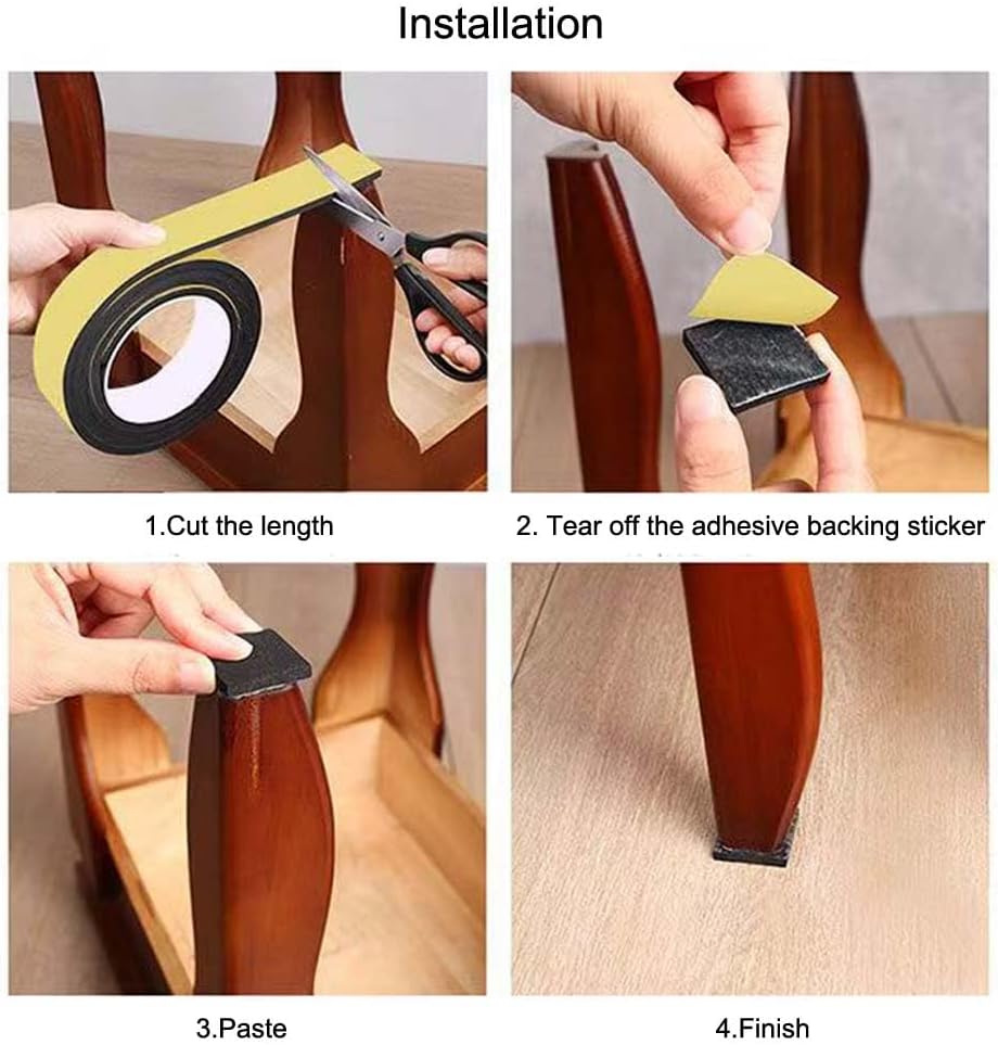 High Density Foam Tape Waterproof Sealing Strip, Single-Sided Adhesive EVA Self Adhesive Weather Strip for Insulating Door Frame, Window, Air Conditioner (0.6in X 32.8Ft,1/8 in Thick)