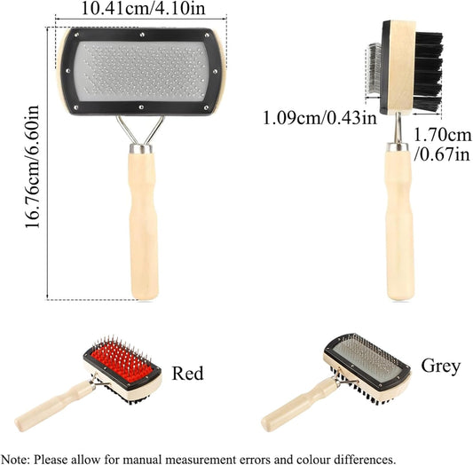 1 Pcs Dual-Sided HVAC Fin Comb - Air Conditioner Coil Cleaning Brush for Condenser & Evaporator Coils AC Maintenance Tool (Grey)