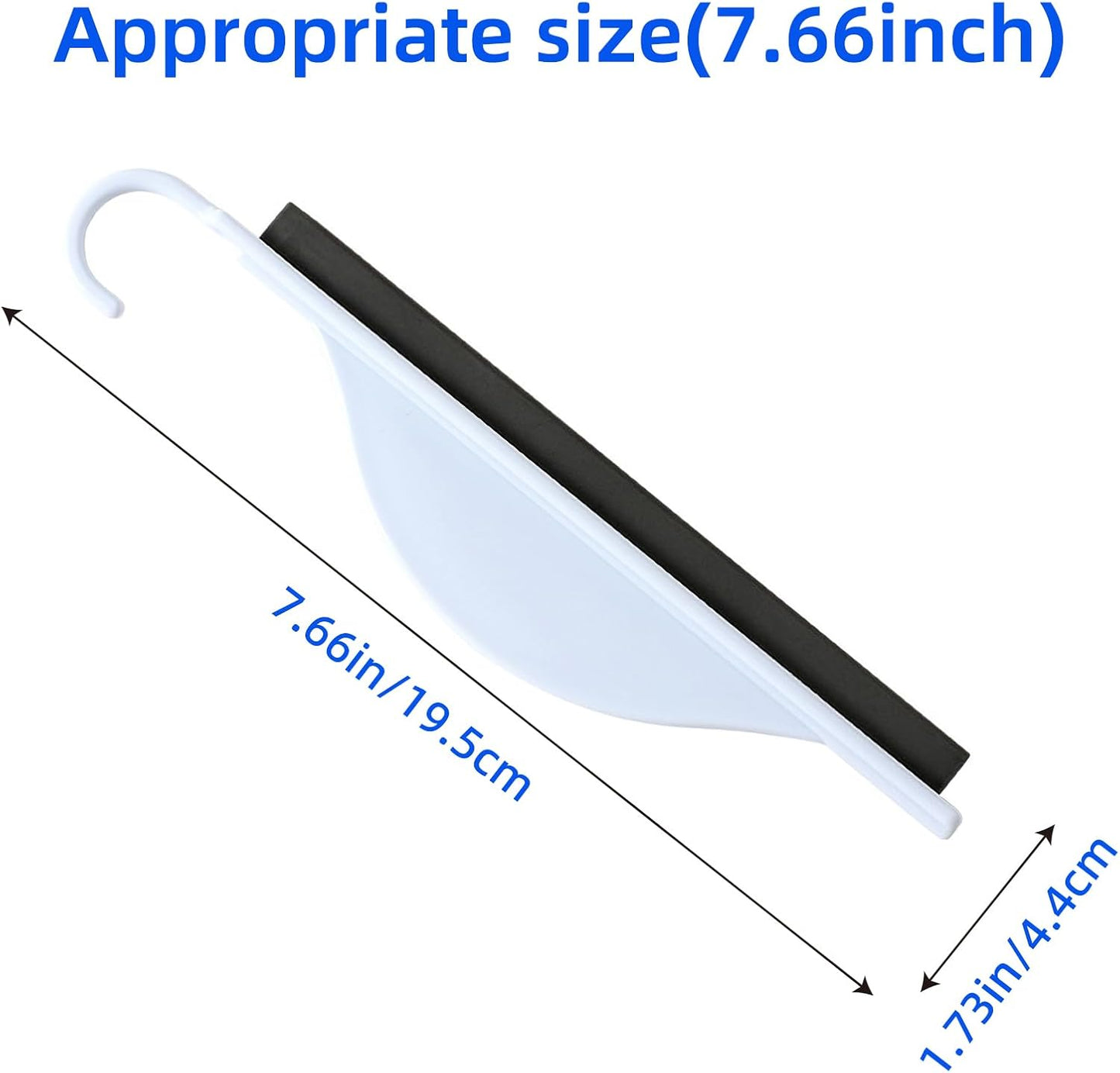 2 Packs Small Shower Squeegee for Glass Doors,Squeegee for Shower Glass,mini Bathroom Squeegee for Window