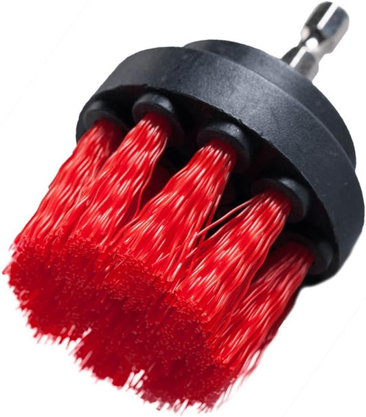 Drill Brush - 2" 5" Powered Heavy Duty Stiffness Bristles Scrubbing Scrubber Cleaning Kit for Bathroom Tile Showers Tubs Carpet Kitchen Porcelain Pool Marble