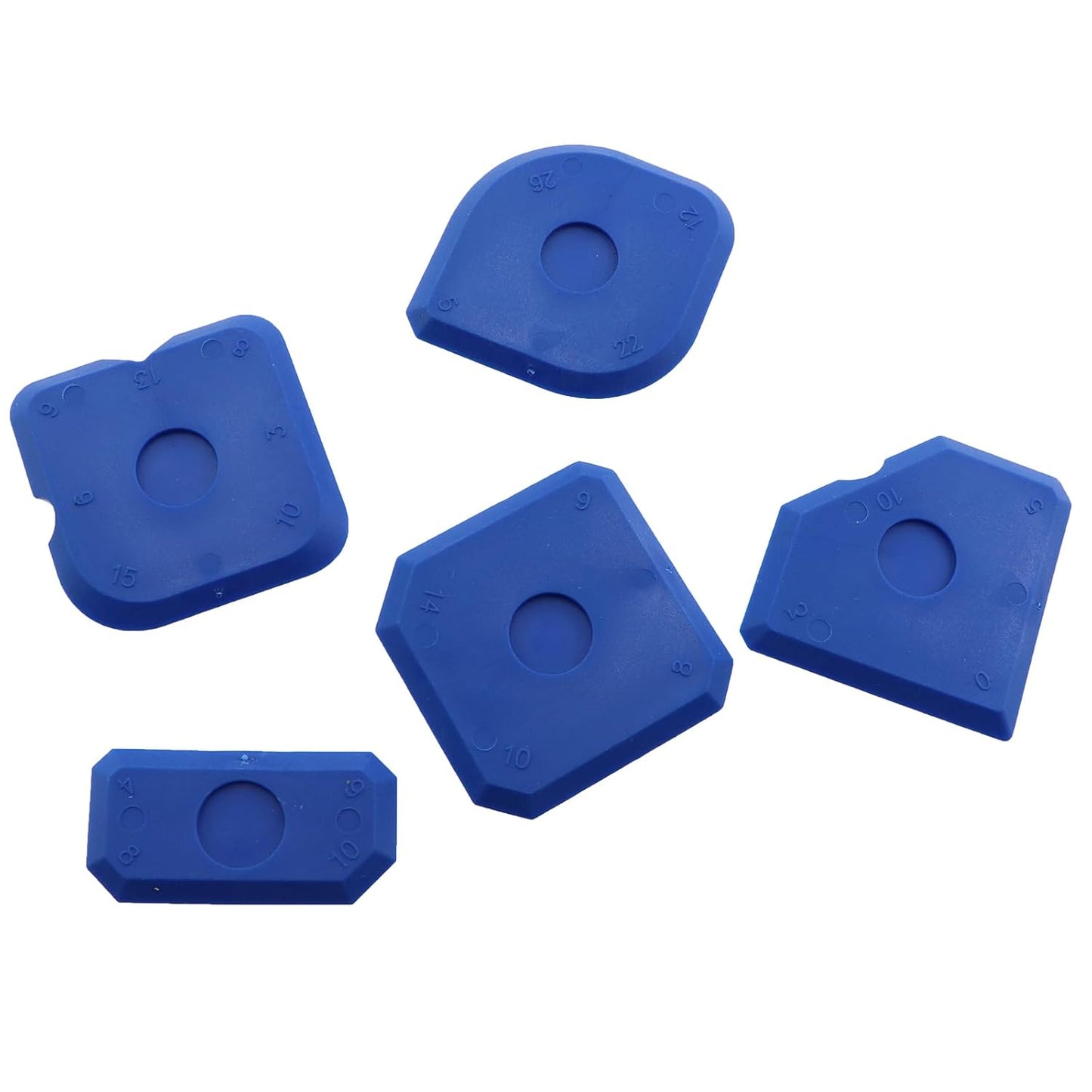 12 Pieces Caulking Tool Kit Silicone Sealing Tool Caulking and Scraping Board Suitable for Silicone Acrylic Resin Grouting