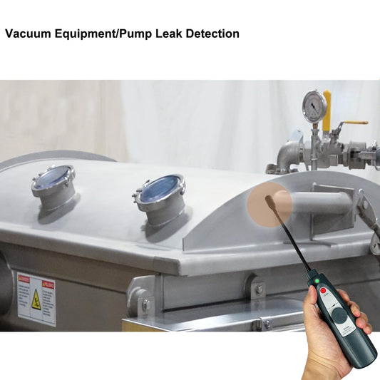 Ultrasonic Leak Detector for HVAC/Automotive/Industrial Use | 38-42kHz Frequency Range Detection with Sound & Light Alerts Portable Gas/Air/Water Leakage Finder Kit Adjustable Sensitivity