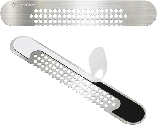 25PCS 304 Stainless Steel More Durable Window Weep Hole Screen Patch Drain Quickly PET Self Adhesive More Sticky & Waterproof (2.36in*0.59in(6cm*1.5cm))