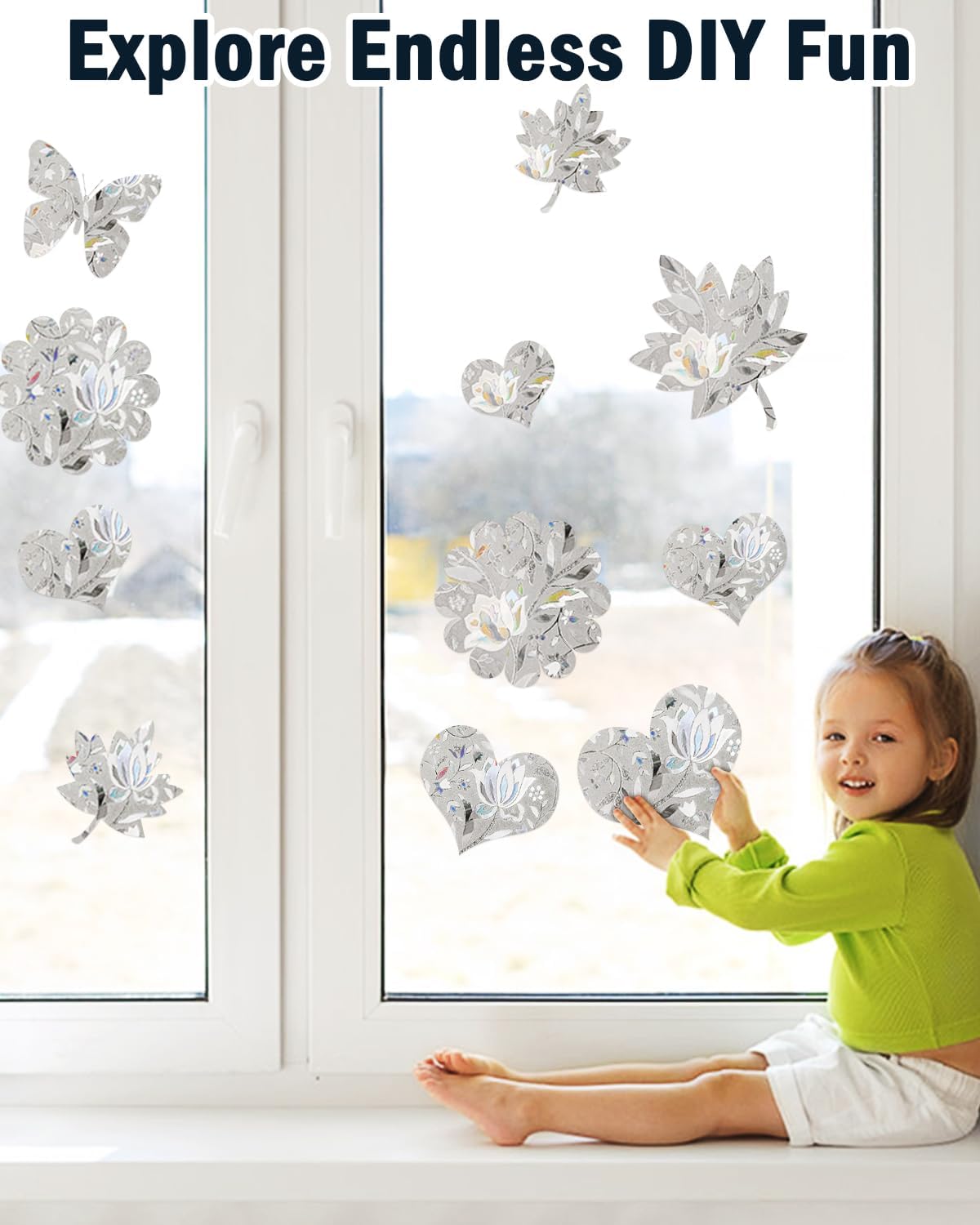 Lovepea Pure Frosted Glass Window Privacy Film 24 Hour Two Way Privacy, Removable, Static Cling, Ideal for Privacy scenarios Such as Home Office Doors and Windows (17.5 x 78.7 Inch)