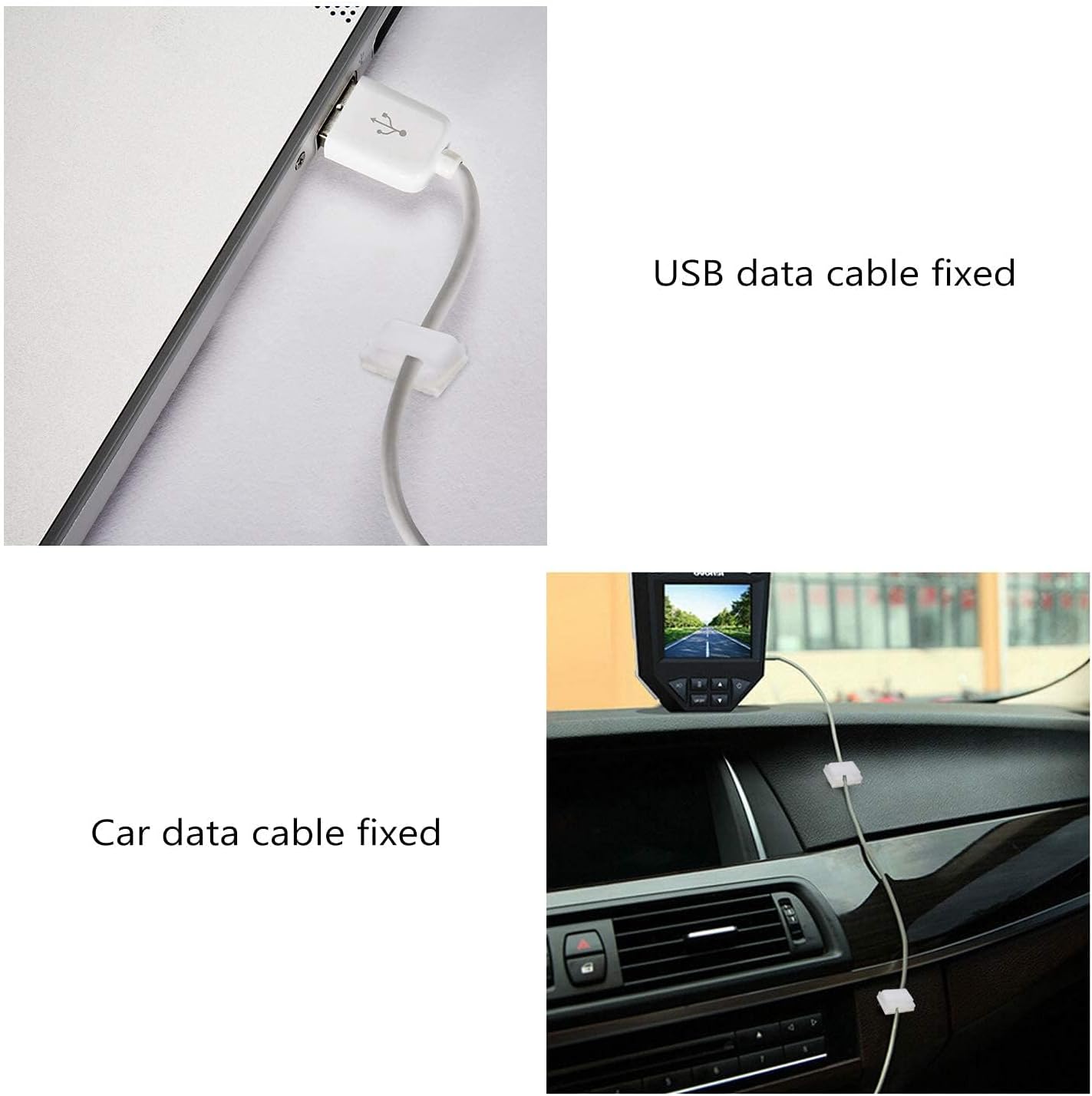 PETKNOWS 80PCS Adhesive Cable Clips Clear Light Strip Mounting Clips | Clear Acrylic, Desk Outdoor Wall, Organizing Wire Managing Cord, Self Adhesive Light Strip Mounting Clips