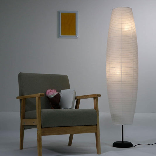 Floor Lamp Shade Paper Floor Lamp Shade Replacement Rice Paper Floor Lamp Covers Japanese Type Contemporary Simple Minimalist Decor Easy to Install