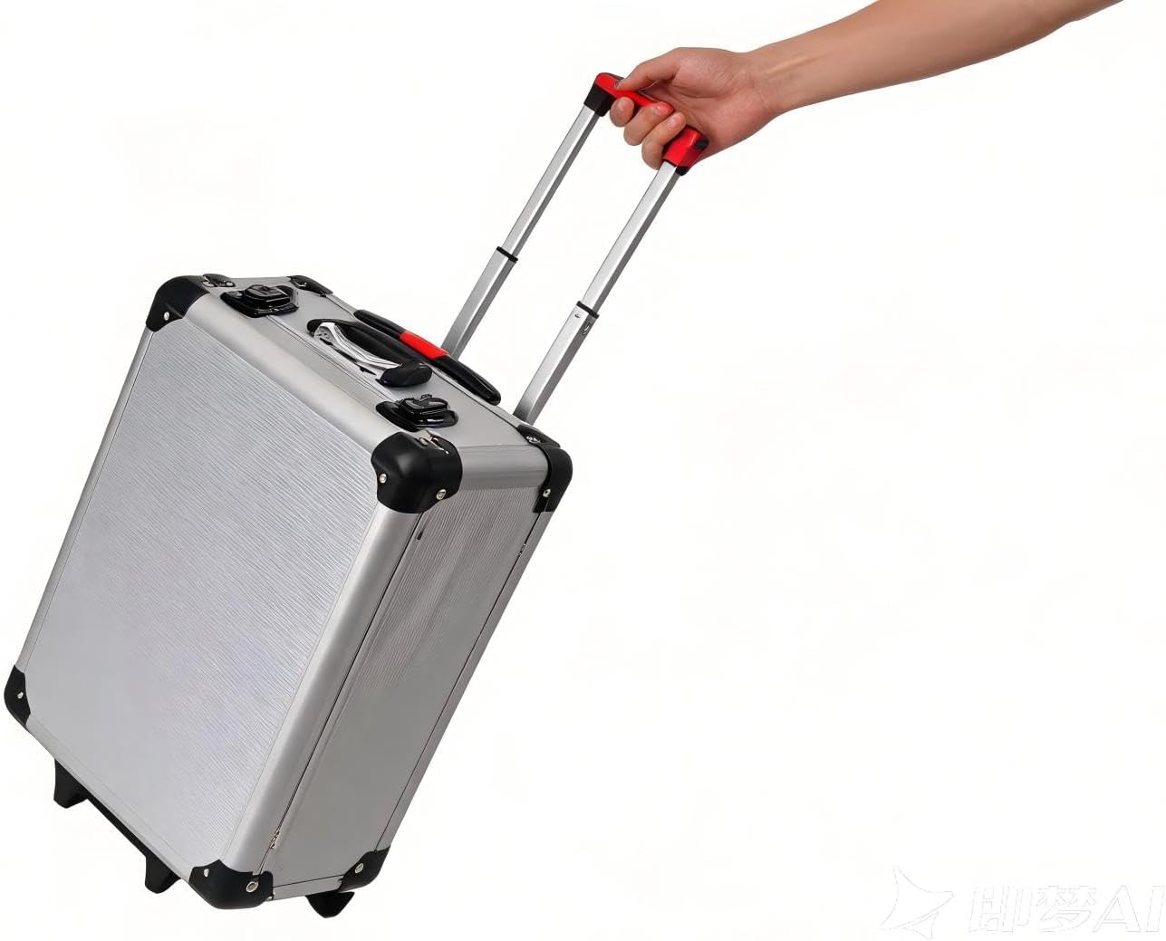 187pcs Trolley Case Tool Set, Carbon Steel Home Repair Kit Household Hand Tool Kit Toolbox Storage Case, Complete Rolling Tool Box for Maintenance Garden Homeowner DIYer Handyman