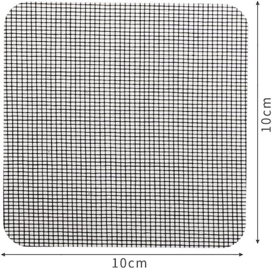 30 Pcs 10 x 10 cm Self Adhesive Window Screen Repair Patches Black Window Screen Repair Tape Screen Door Mesh Repair Tape Screen Door Hole Covers