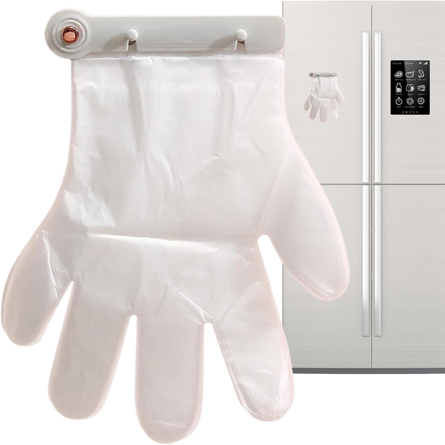 Gloves Clip Gloves Holder 100 Pcs Kitchen Gadget Organizer Dispenser | Holder Home Supply, Restaurant Supply for Food Handling, Cleaning, Hairdressing, Party, Catering, Car Washing