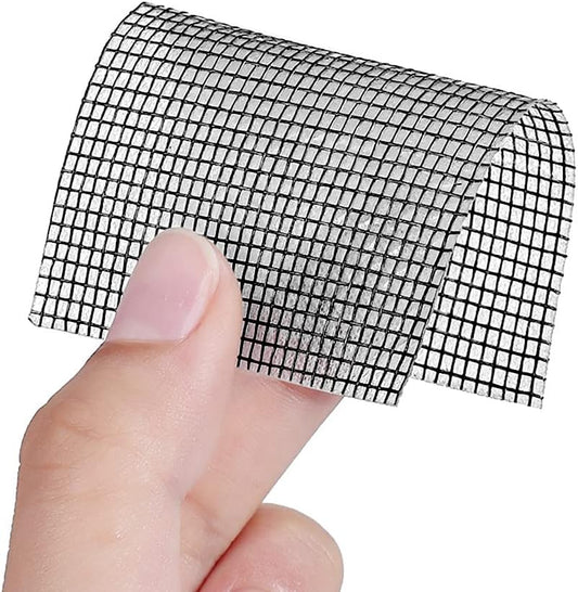 JacobsParts Window Screen Repair Patch Adhesive Fiberglass Mesh Hole Repair Tape 2" 6.5ft (White)