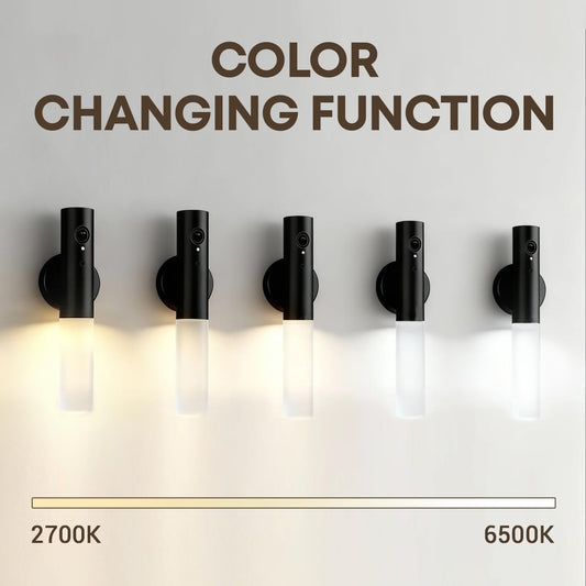 Motion Sensor Night Lights Indoor, Dimmable Lighting Decor for Stair, Bedroom, Kids Room,Magnetic Hallway Rechargeable LED Wireless Battery Operated Wall Sconce