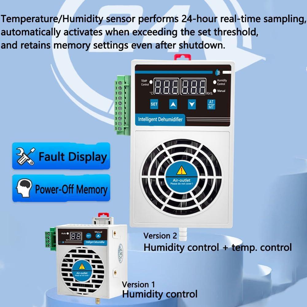 Mini Dehumidifier for Confined Space Electric Box/Storage Cabinet/Closet/Safes/Grow Tent