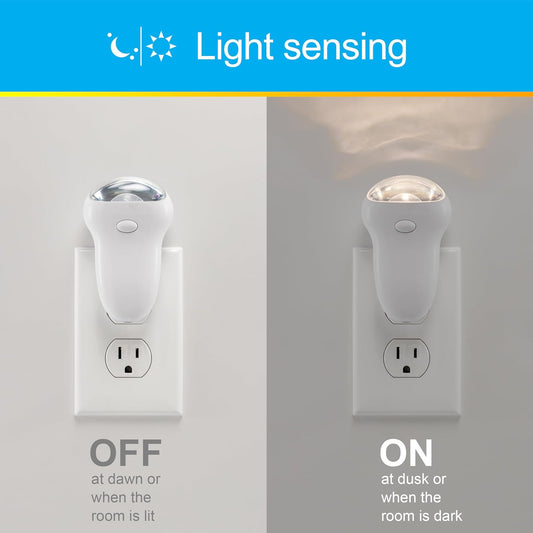 GE 3-in-1 LED Power Failure Nighlight Emergency Flashlight Soft White Night Light Plug Into Wall Rechargeable Dusk to Dawn Auto On/Off Hurricane Storm Tornado 11281